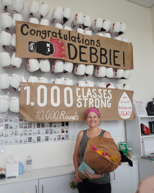 REACHING FOR THE STARS - Debbie Coulter's journey to 1,000 classes